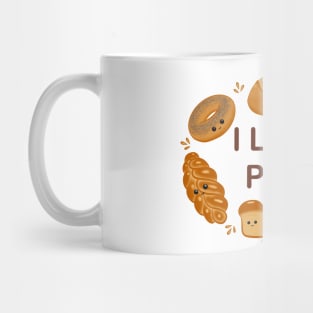 I love Pain (bread) Mug